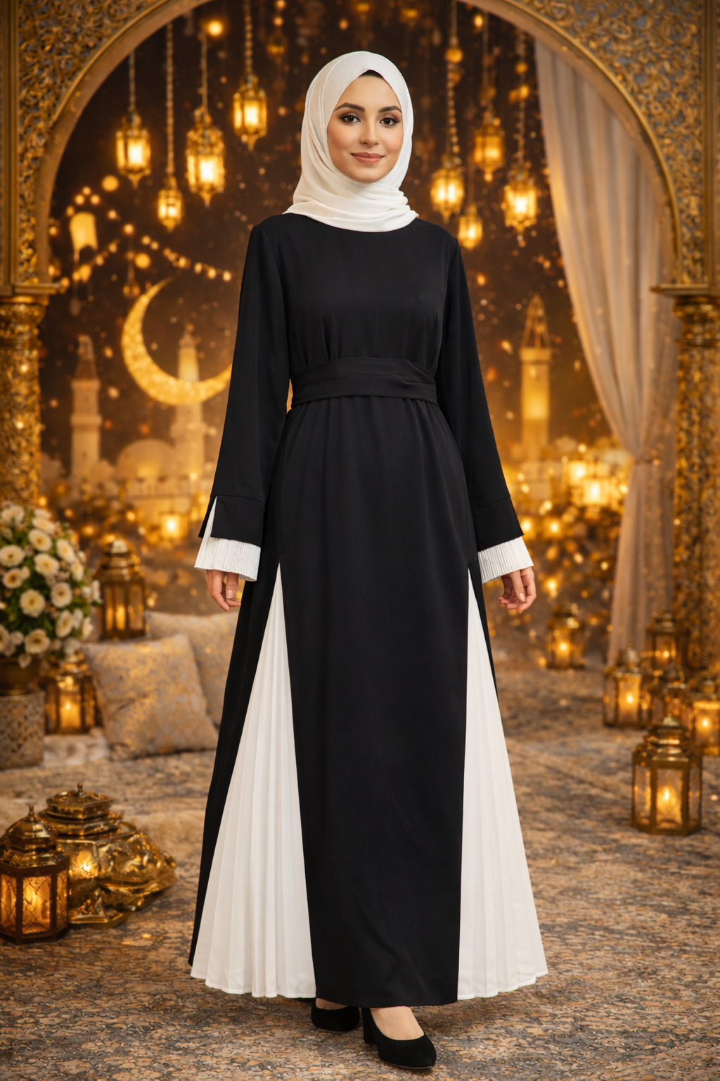 MSR Dress /black &white