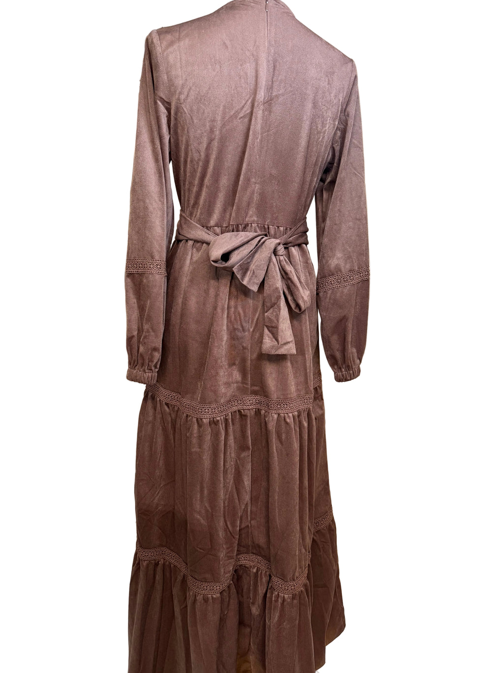 Velvet Dress with lace