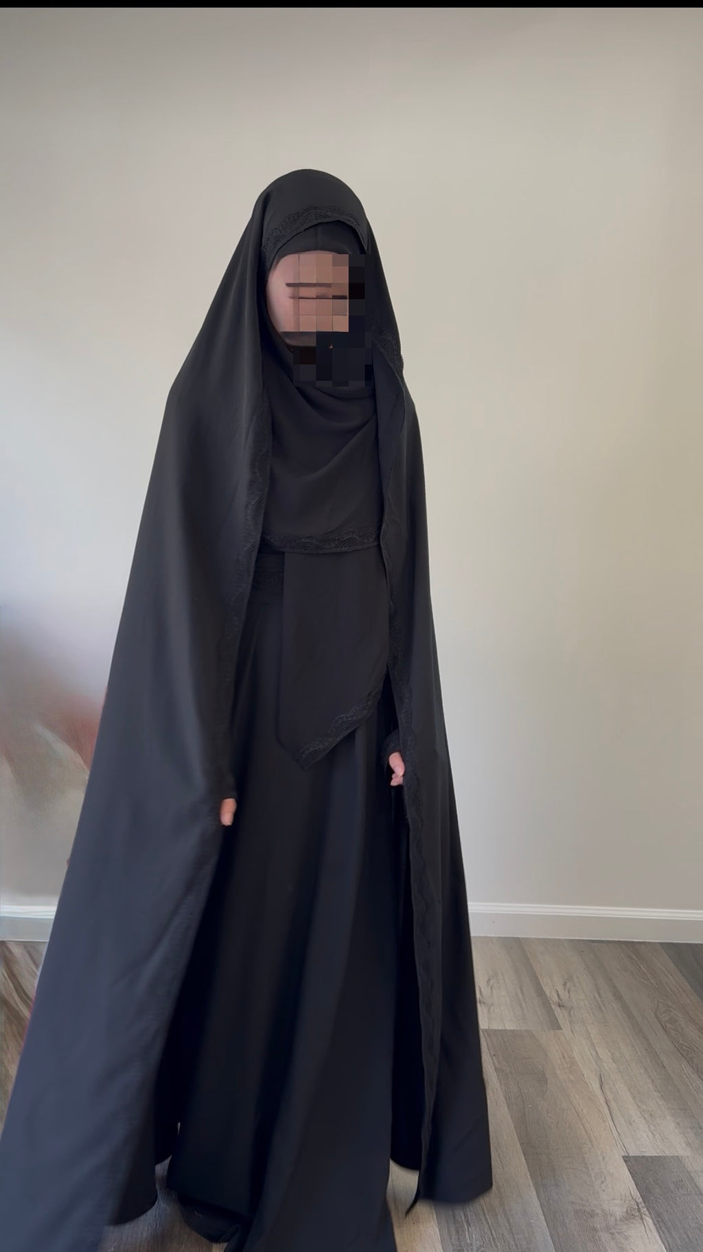 MSR Chadoor + Abaya with belt and scarf
