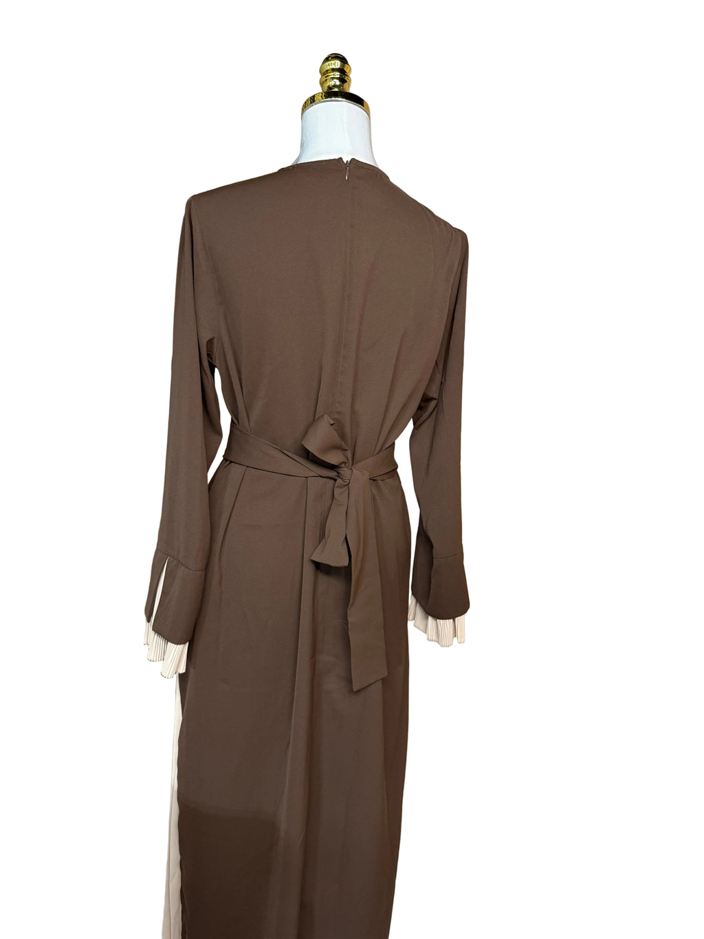MSR Dress /Brown & Beige